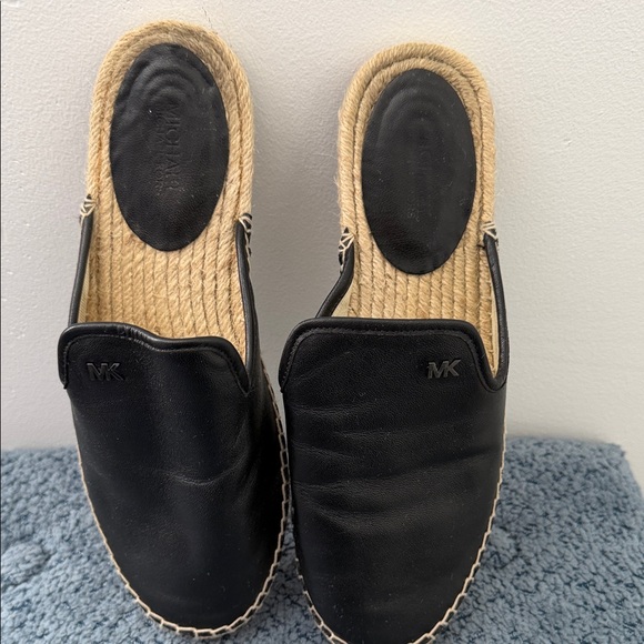 Michael Kors Black Leather Mules - Picture 5 of 9